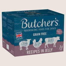 Butcher's Nourishing Food for Dogs Chunks in Jelly Grain Free 24 x 400g
