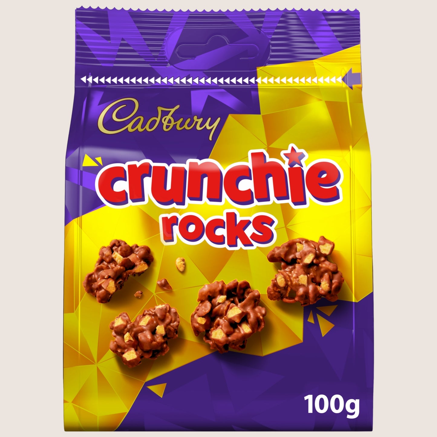 Cadbury Crunchie Rocks Chocolate Bag 100g