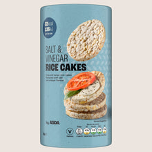 ASDA Salt & Vinegar Rice Cakes Free From Artificial Additives 129g