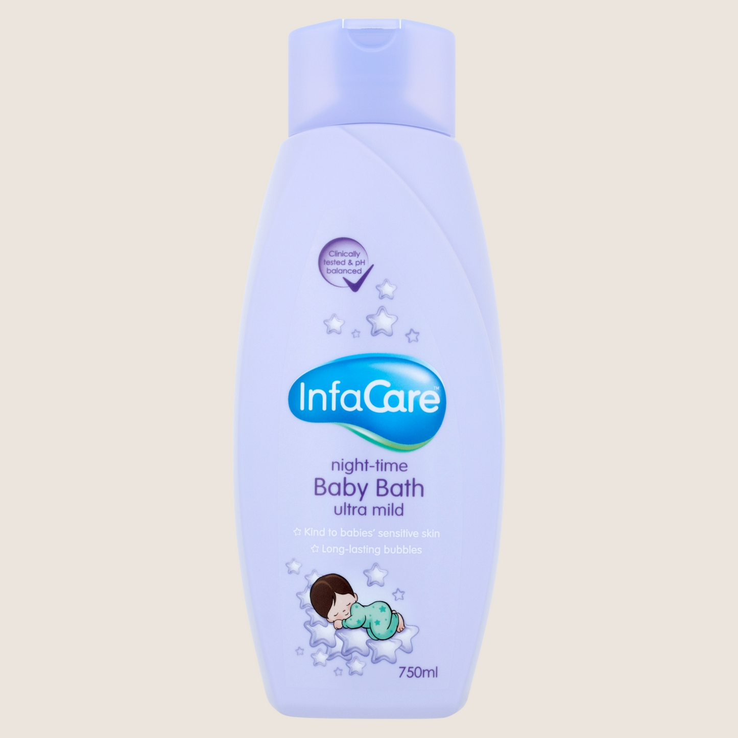 Infacare Night-Time Baby Bath Ultra Mild Suitable from Birth 750ml