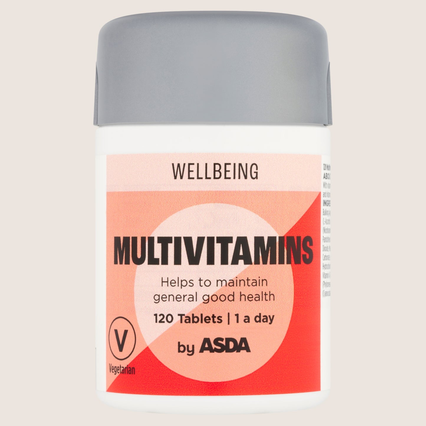 ASDA Wellbeing 1 a day Multivitamins 120 Tablets