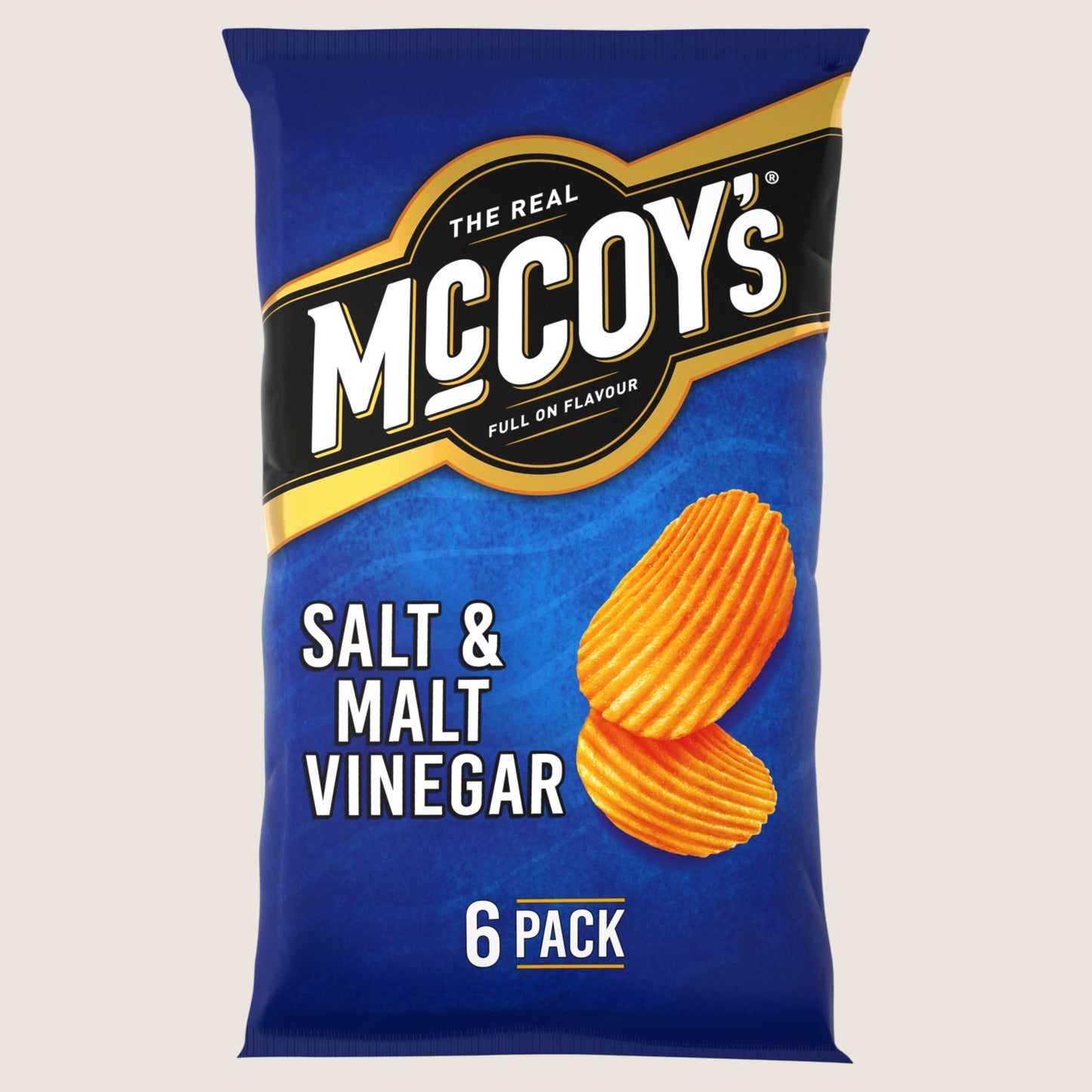 McCoy's Salt & Malt Vinegar Crisps Multipack 6 Pack