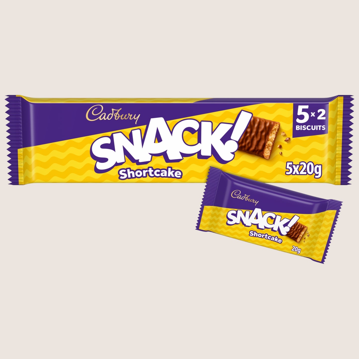 Cadbury Snack Chocolate Shortcake Biscuit Chocolate 100g