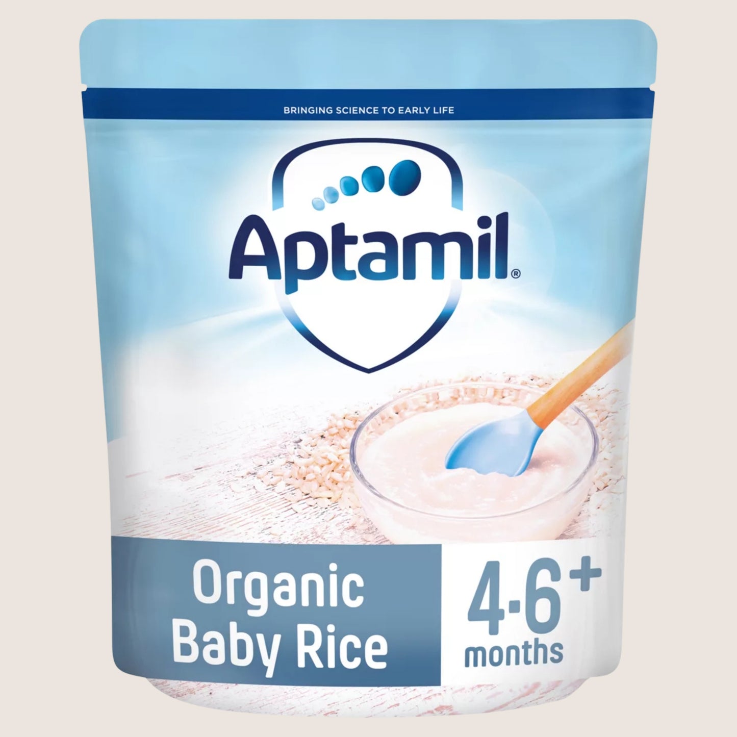 Aptamil Organic Baby Rice Cereal, 4-6+ Months 100g
