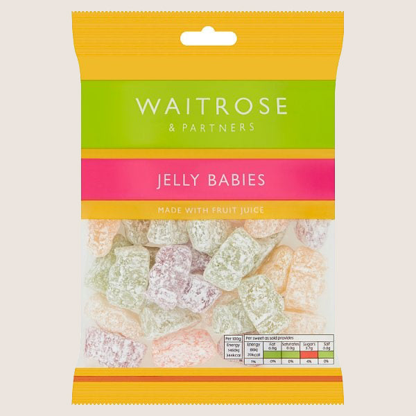 Waitrose Jelly Babies Simple Pleasure 200G