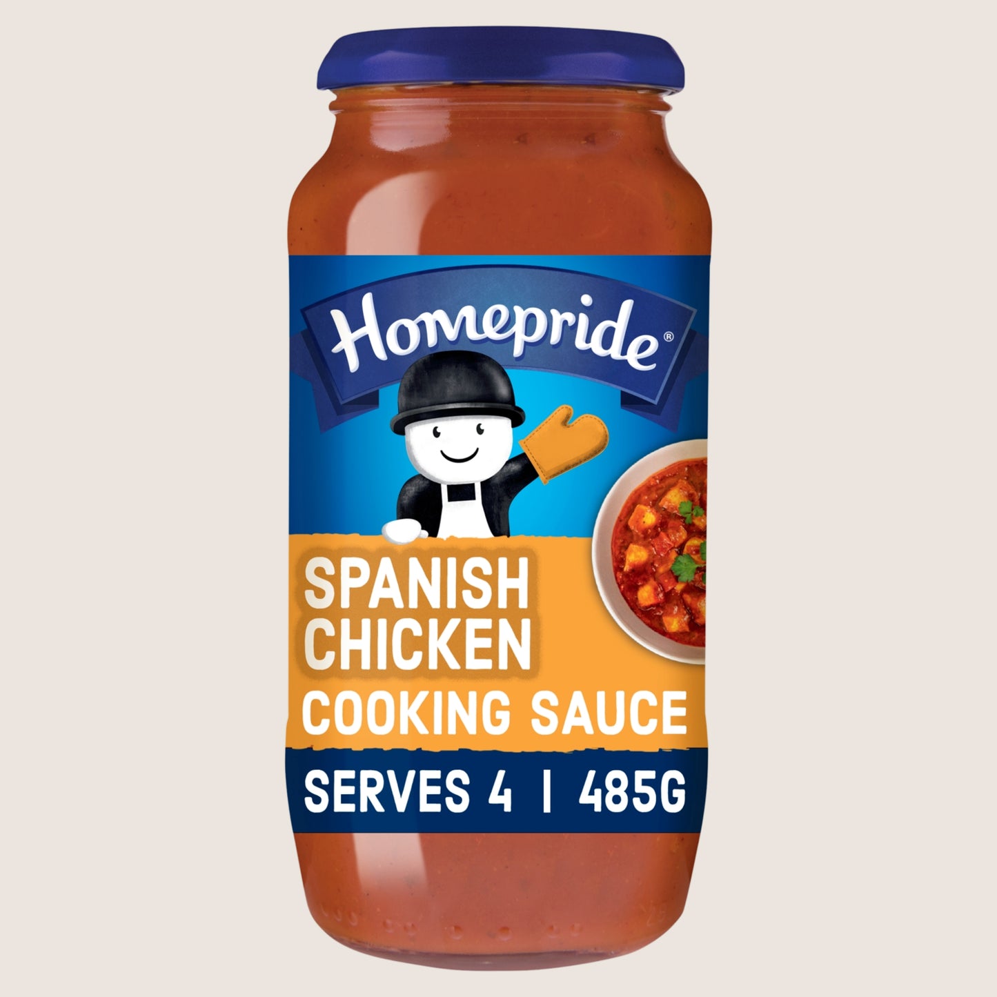 Homepride Spanish Chicken Cooking Sauce No Added Sugar 485g