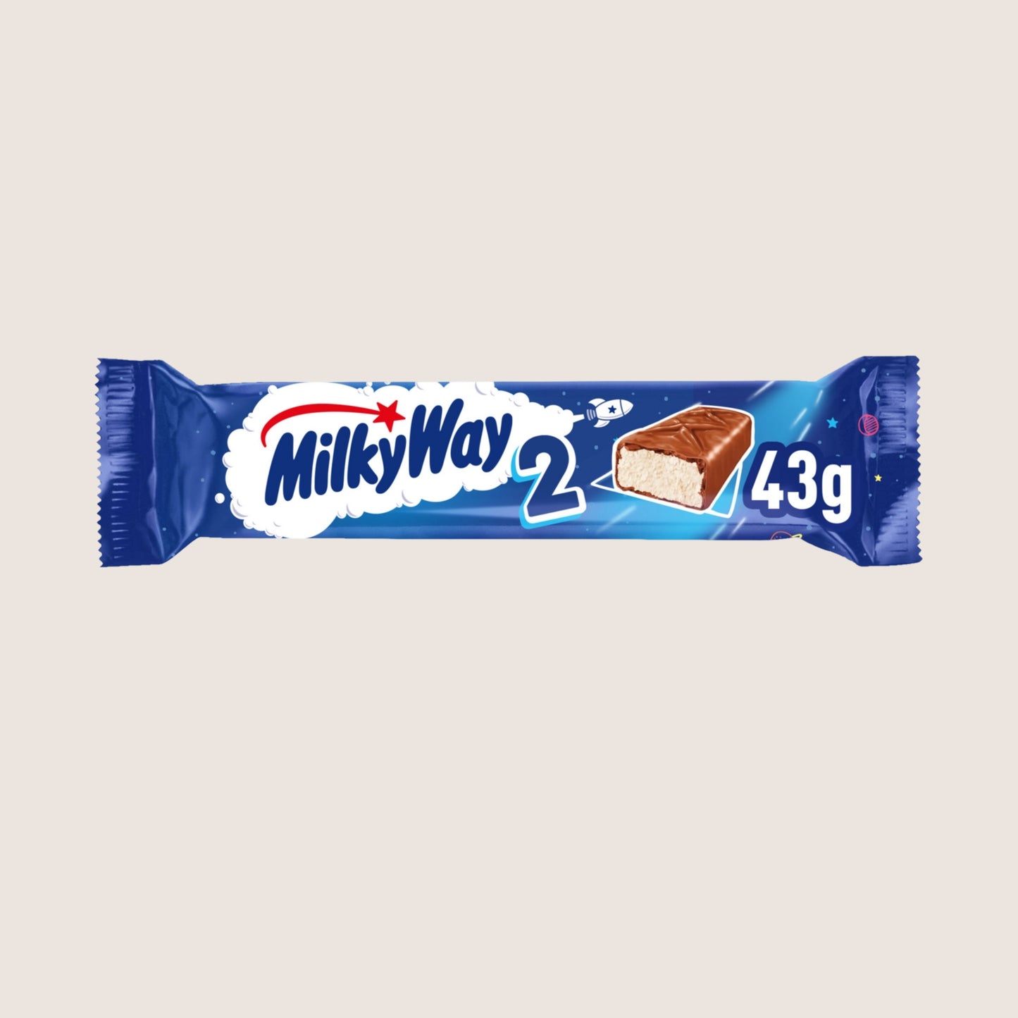 Milky Way Nougat & Milk Chocolate Snack Bar 43g