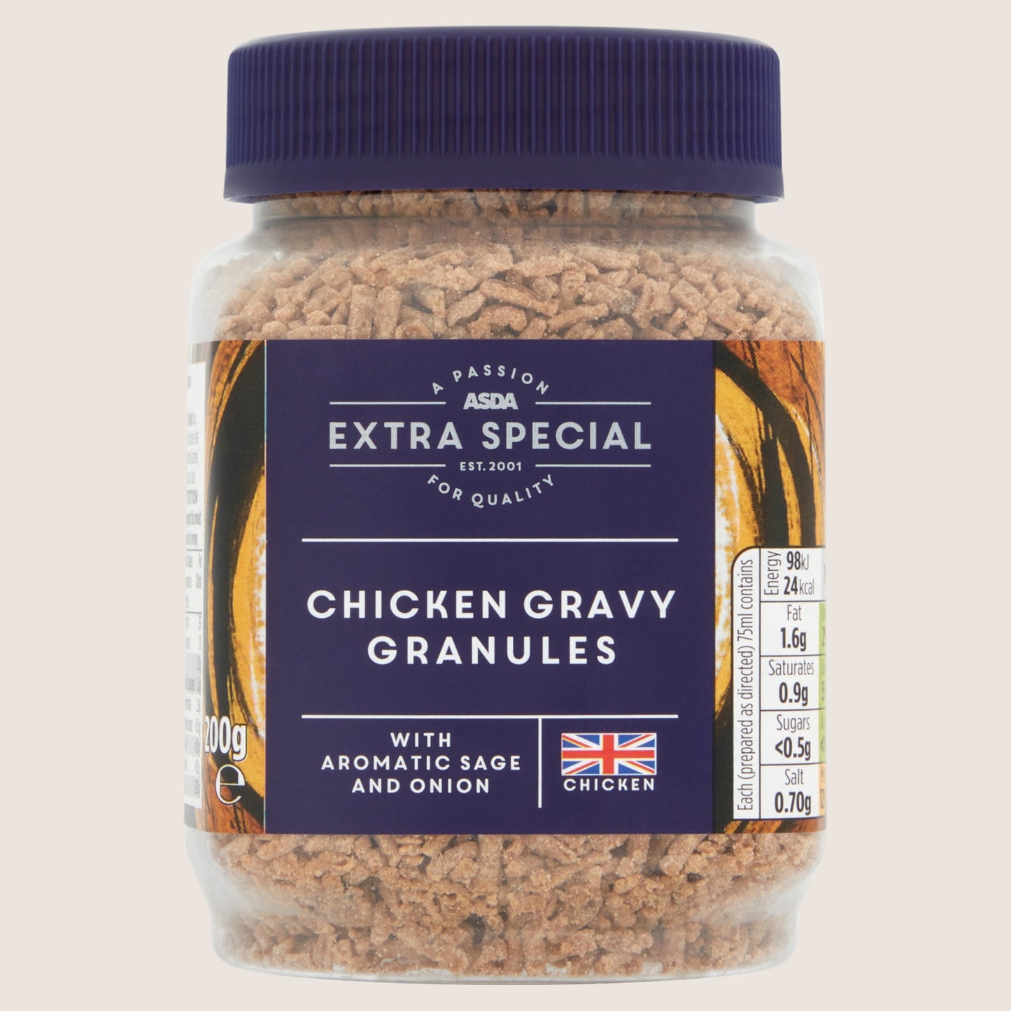 ASDA Extra Special Chicken Gravy Granules No Artificial Additives 200g