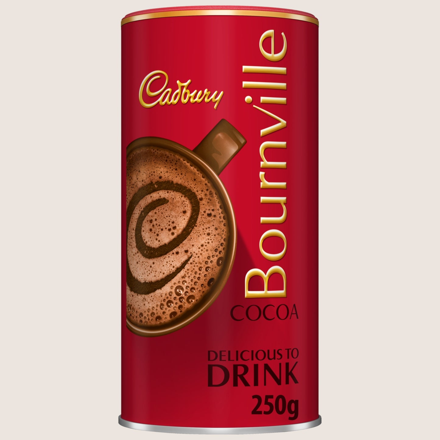 Cadbury Bournville Dark Chocolate Cocoa Powder Tin No Artificial Additives 250g
