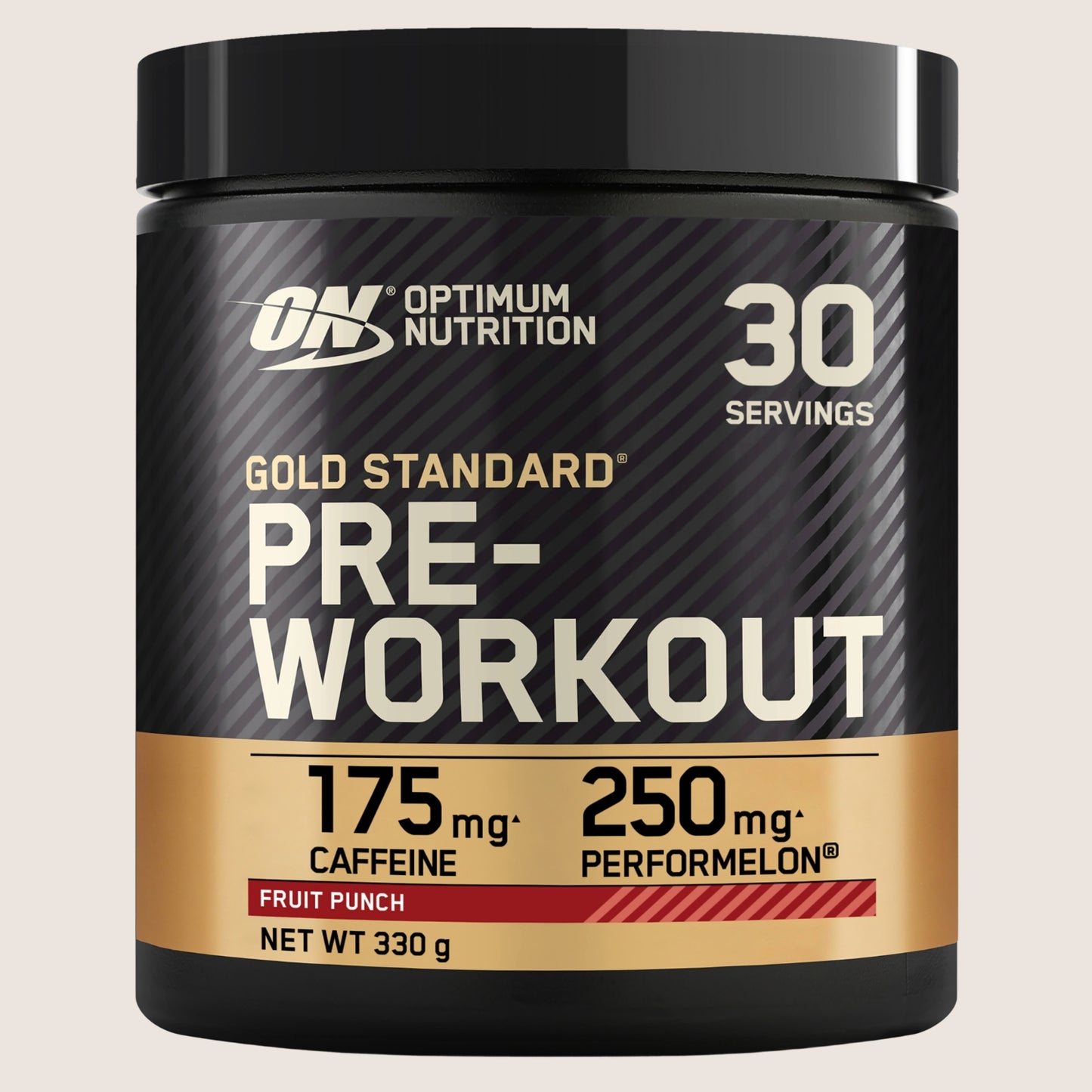 Optimum Nutrition Gold Standard Pre-Workout Powder, Fruit Punch Flavour, 30 servings