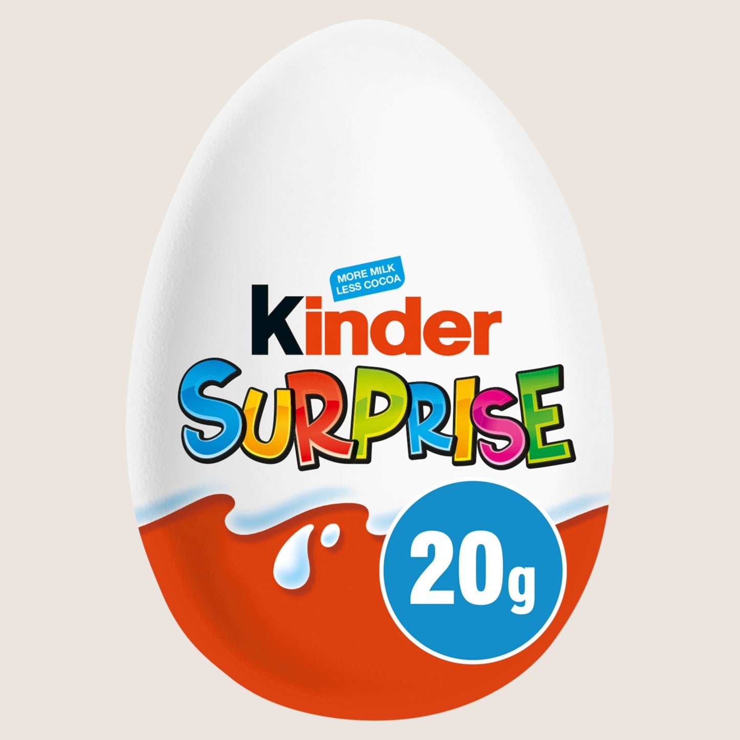 Kinder Surprise Milk Chocolate Egg With Toy Messages 20g