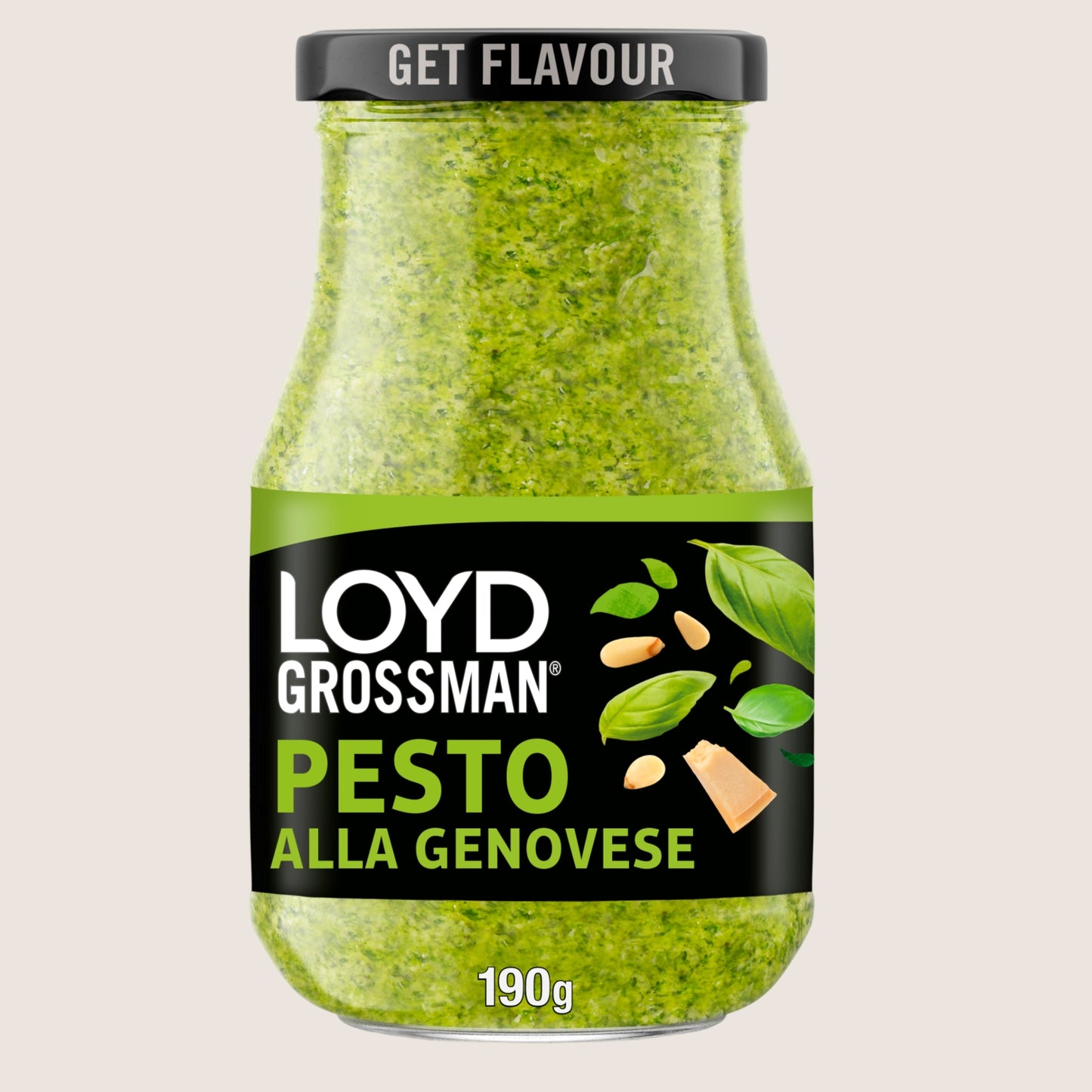 Loyd Grossman Italian Green Pesto Alla Genovese No Artificial Additives 190g