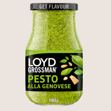 Loyd Grossman Italian Green Pesto Alla Genovese No Artificial Additives 190g