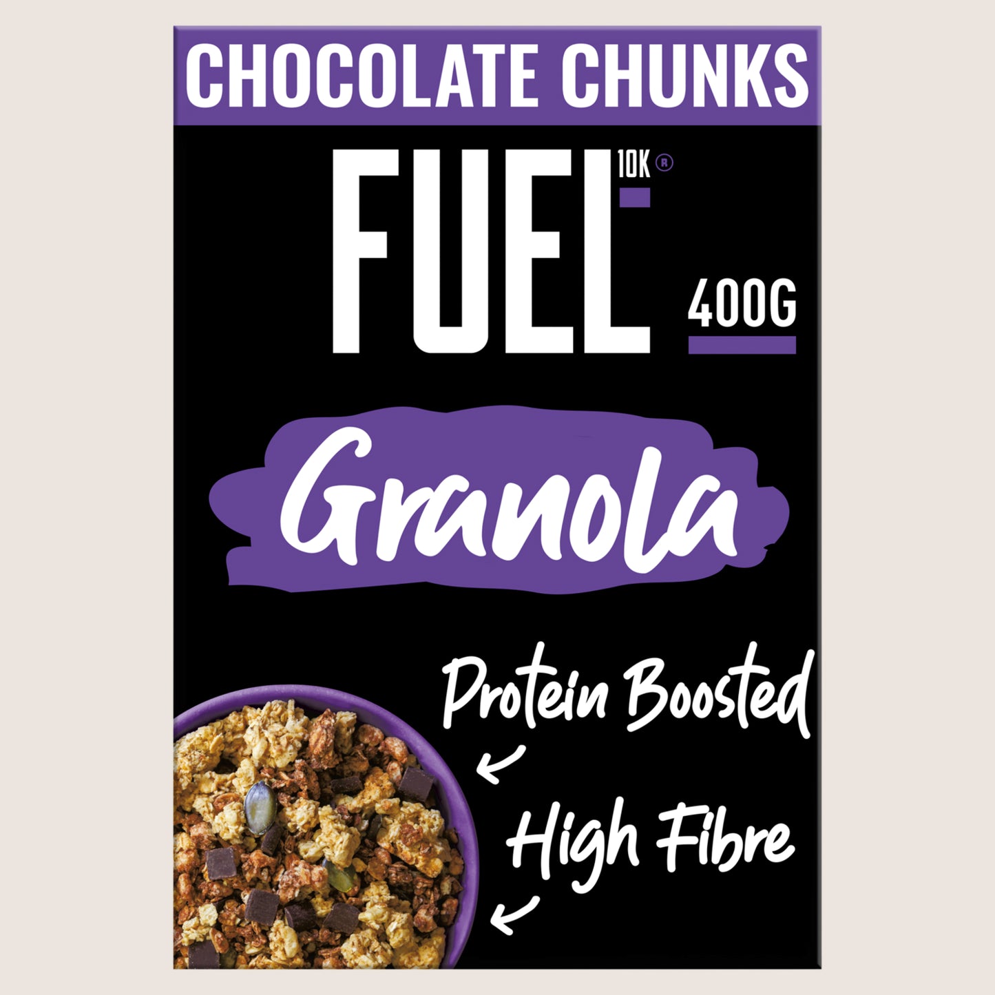 FUEL10K Chocolate Chunks Protein Granola Breakfast Cereal Protein 400g