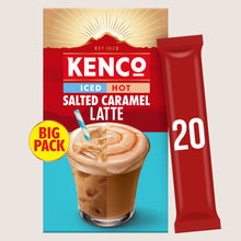 Kenco Iced Hot Salted Caramel Latte Instant Coffee Sachets x20 No Artificial Additives