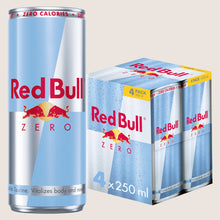 Red Bull Zero Energy Drink Refreshing 4 Pack 250ml