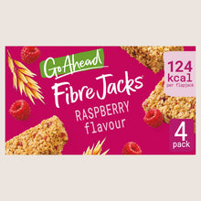 Go Ahead Fibre Jacks Raspberry Snack Bars Multipack Wholegrain 4 x 29., 118.7g