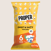 Proper corn Sweet & Salty Popcorn Gluten Free 6 x 14g
