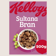 Kellogg's Sultana Bran Breakfast Cereal Vitamin Fortified 6 x 500g