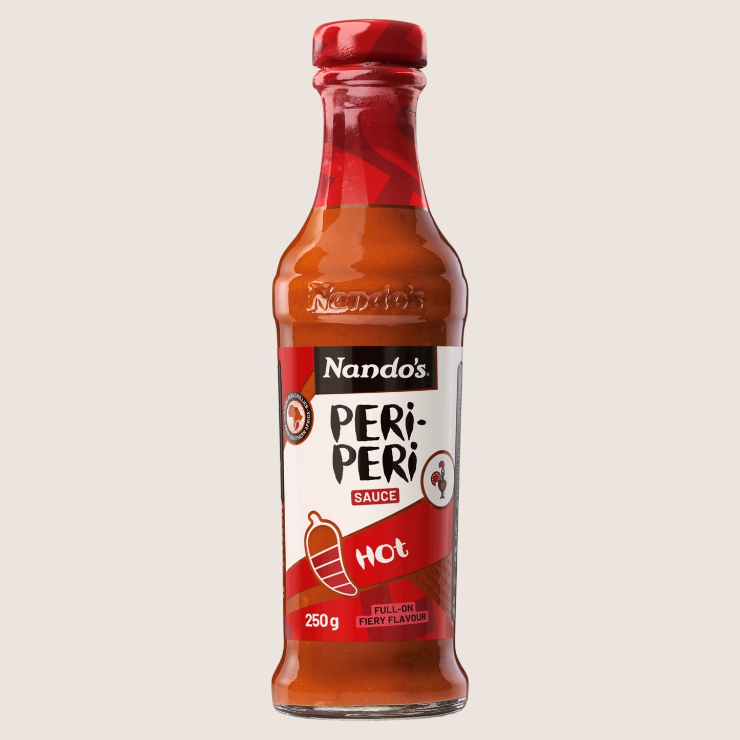 Nando's Hot Peri-Peri Sauce Gluten Free Halal 250g