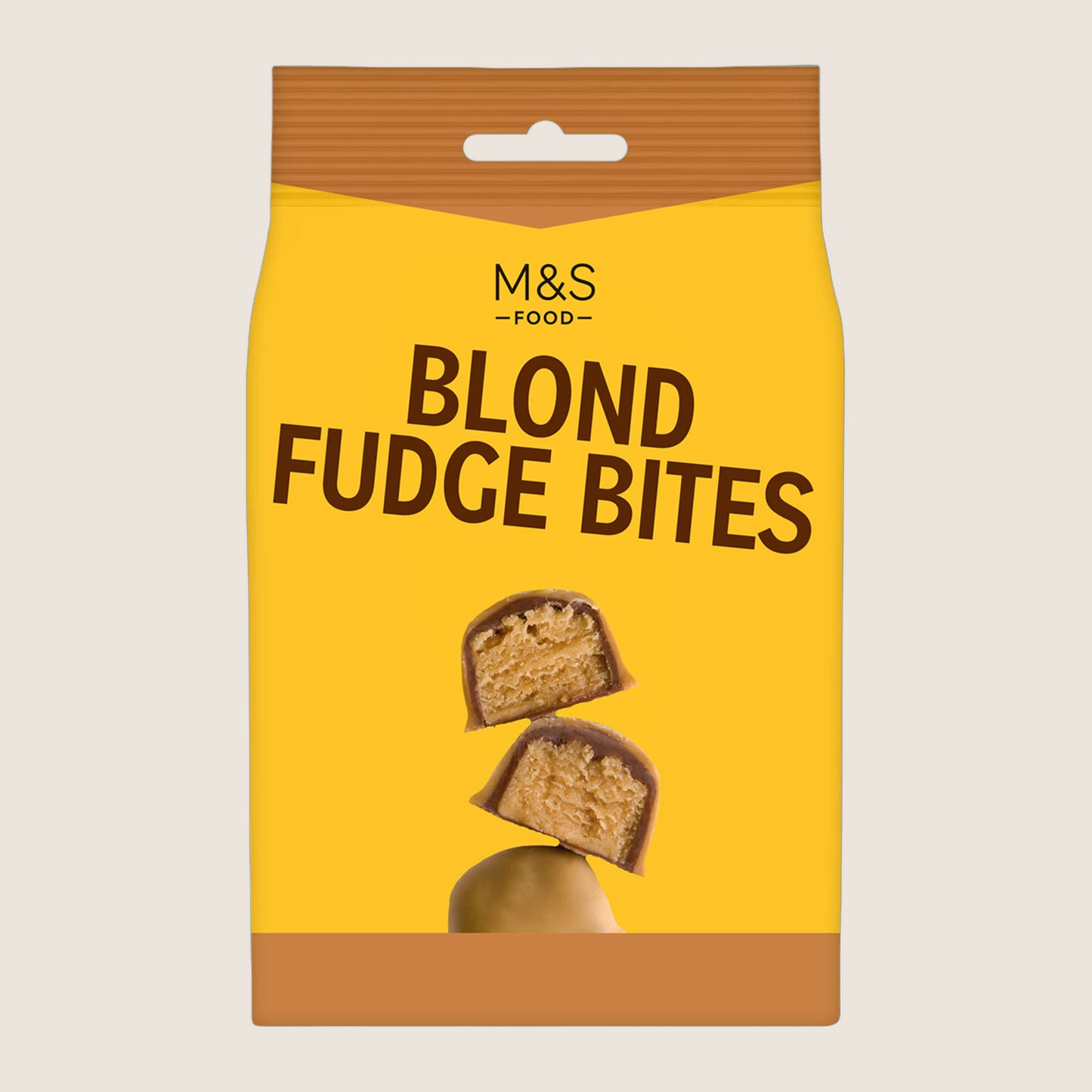 M&S Blond Fudge Bites 128 g