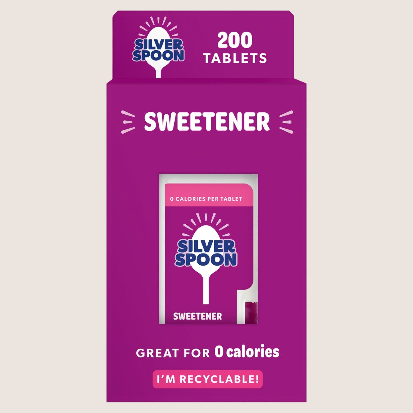 Silver Spoon Sweetener 200 Tablets Vegan Friendly
