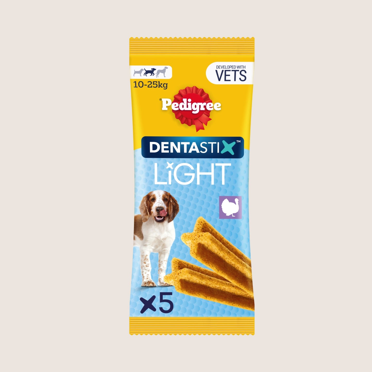 Pedigree PEDIGREEDENTASTIX™ Light Daily Dental Chews Medium Dog Treats 5 Sticks Light