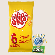 Skips Prawn Cocktail Crisps No Artificial Additives 6 Pack