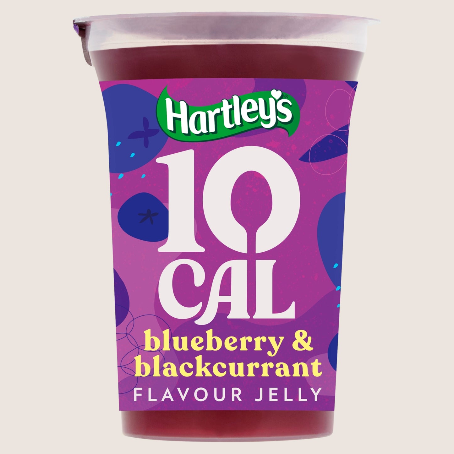 Hartley's 10 Cal Blueberry & Blackcurrant Flavour Jelly No Artificial Additives 175g