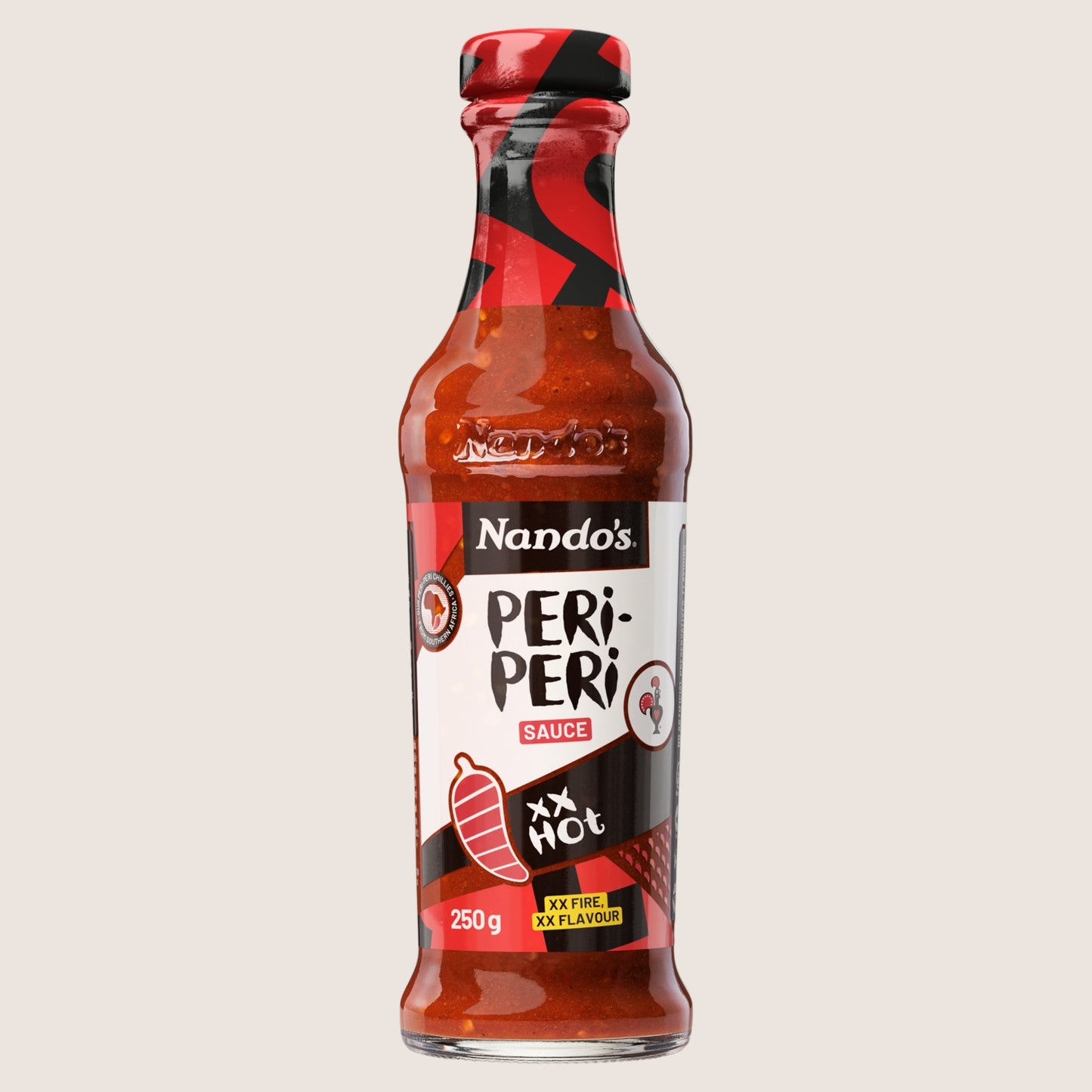 Nando's XX Hot Peri-Peri Sauce Gluten Free Halal 250g