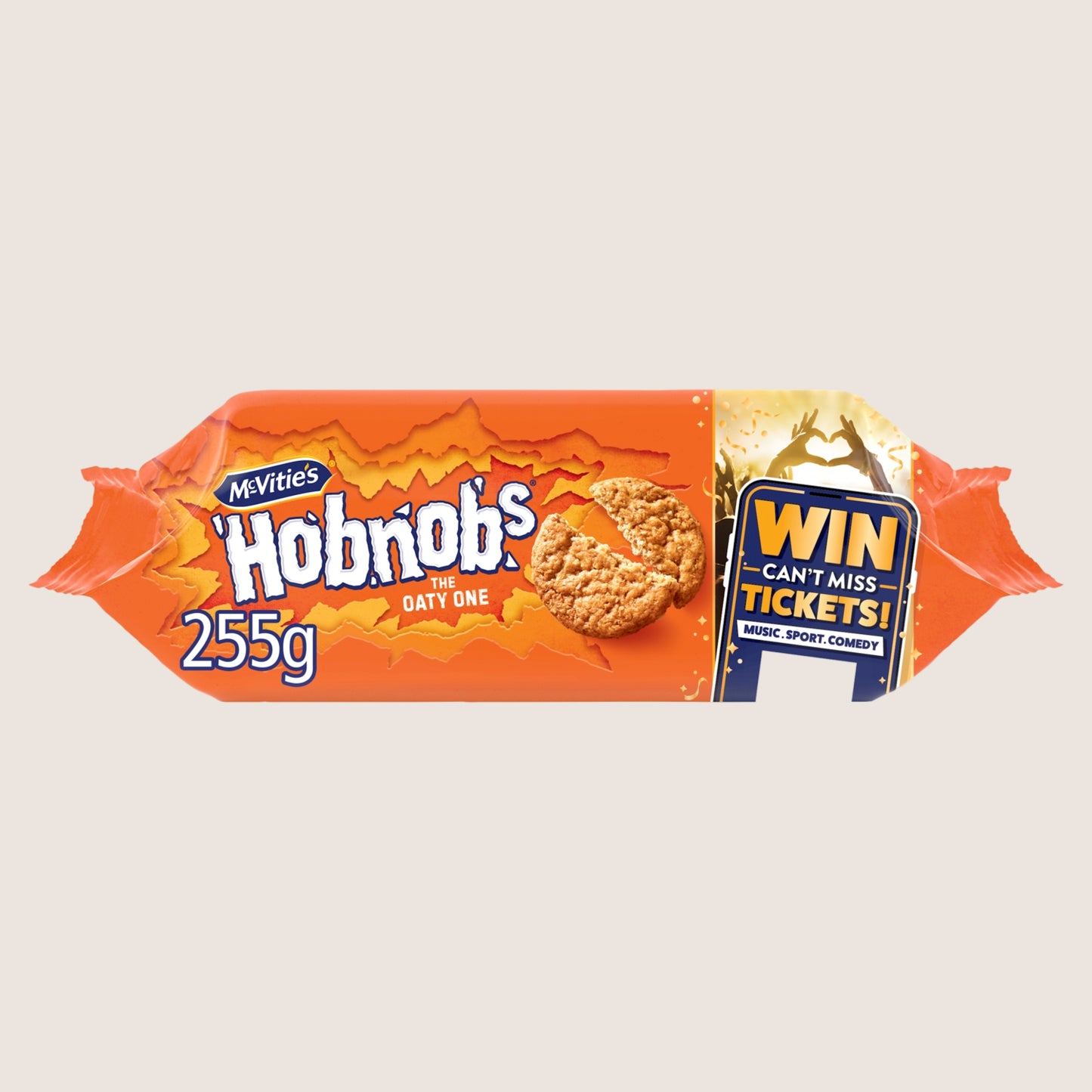 McVitie's Original Hobnobs Biscuits Free From Artificial Additives 255g