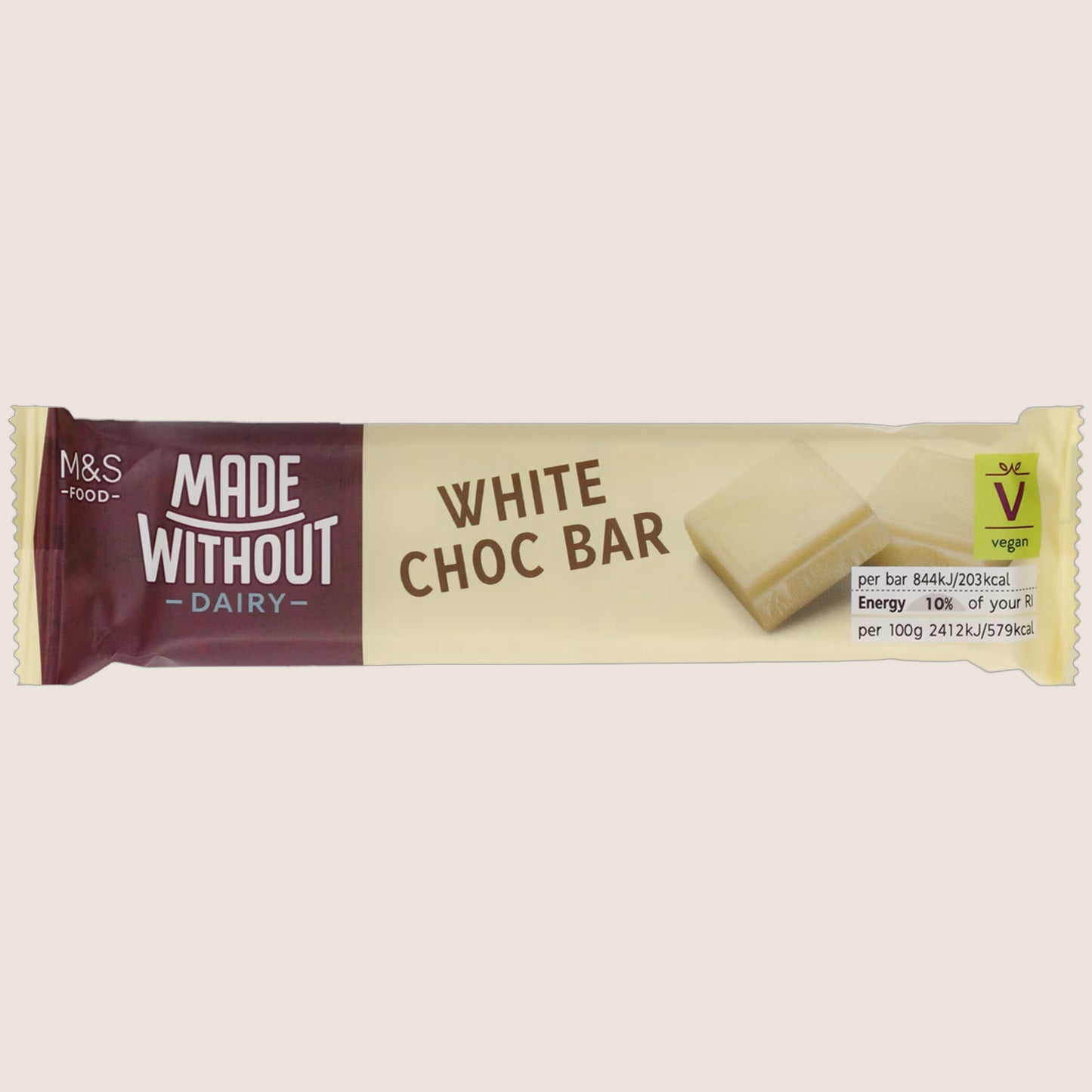 M&S Made Without Dairy White Chocolate Bar 35 g