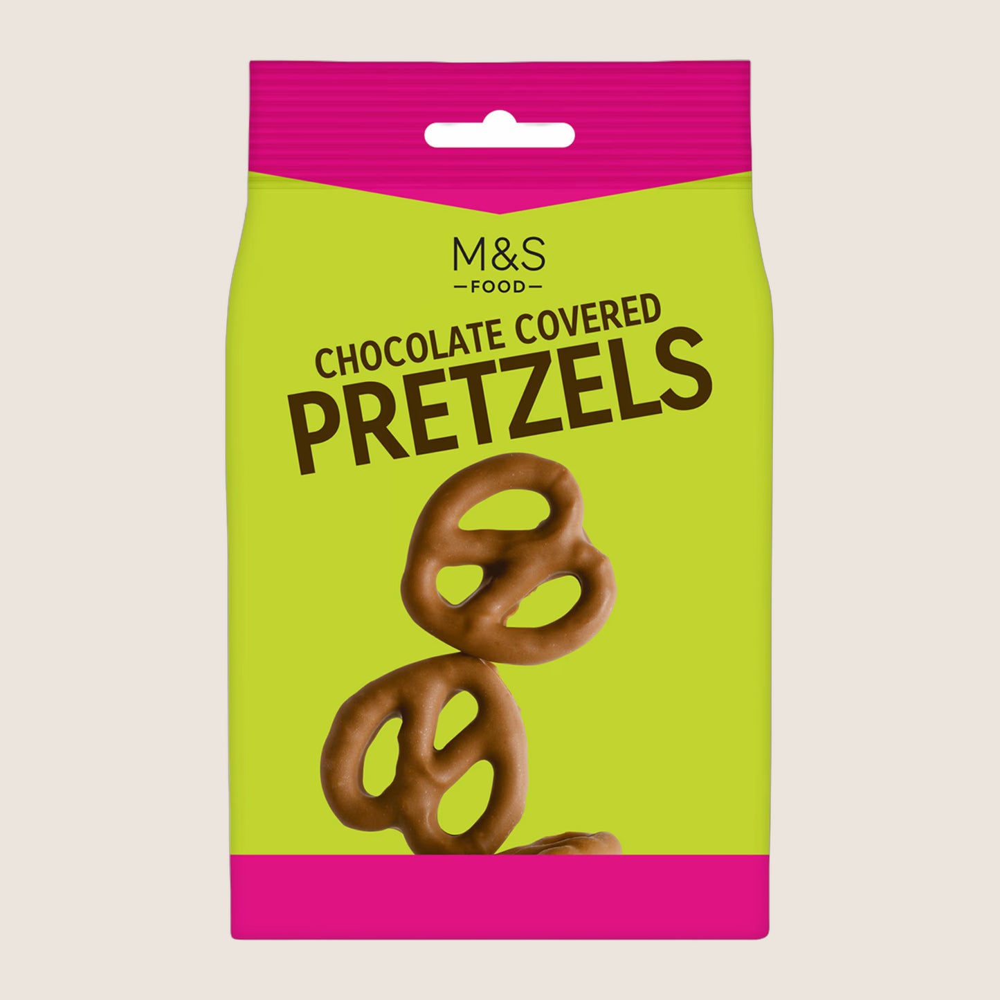 M&S Chocolate Covered Pretzels Real Chocolate 95 g