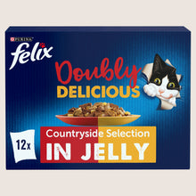 Felix Doubly Delicious Countryside Selection Wet Cat Food With Omega Oils 12x85g