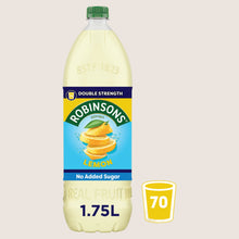 Robinsons Double Strength Lemon No Added Sugar Squash 1.75L