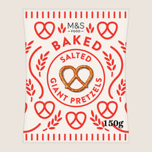 M&S Baked Salted Giant Pretzels 150 g