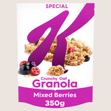 Kellogg's Crunchy Oat Mixed Berries Breakfast Granola Vitamin Fortified 350g