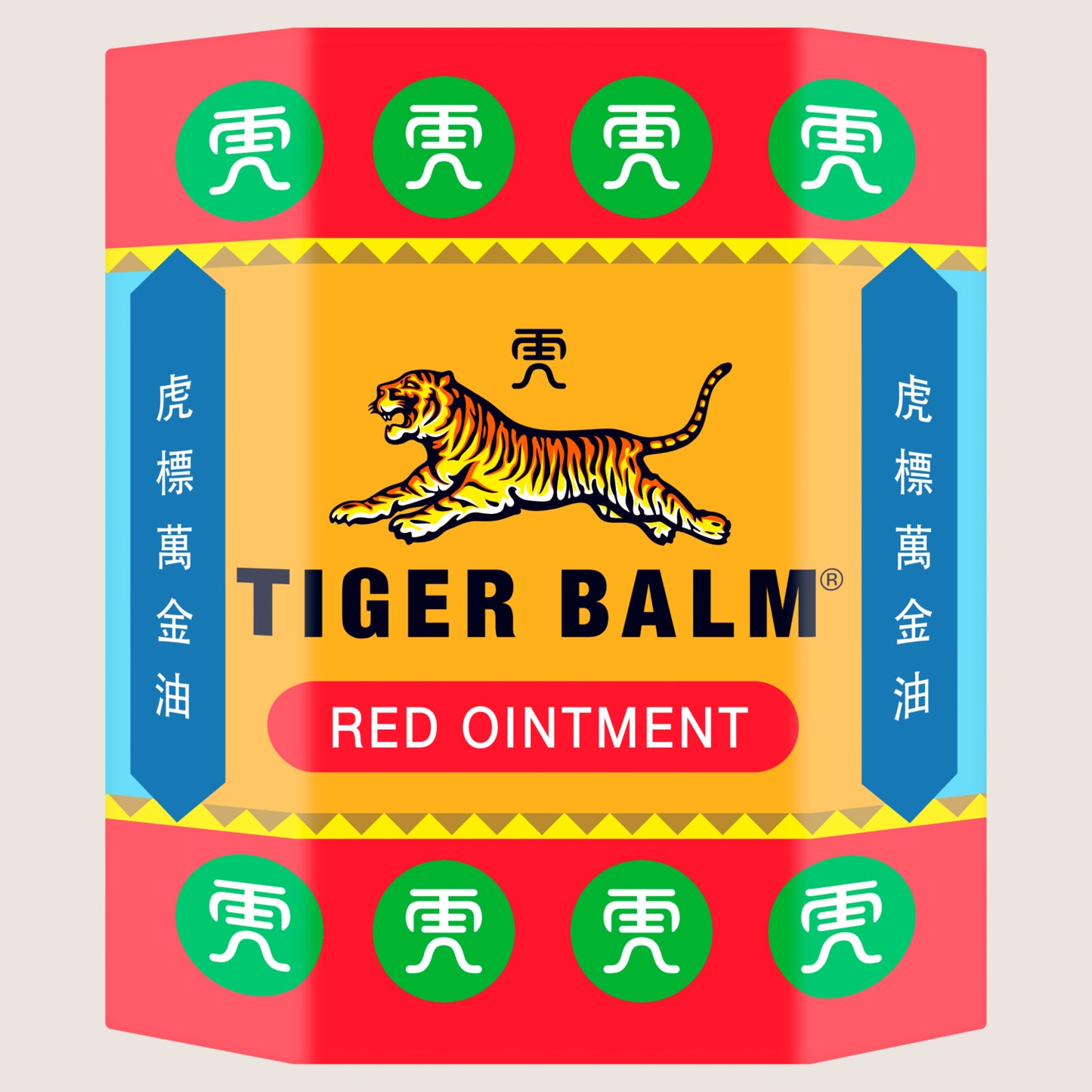 Tiger Balm Red Ointment (), Effective Herbal Pain Relief, for Muscle & Back Pain