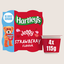 Hartley's No Added Sugar Strawberry Flavour Jelly 4 x 115g