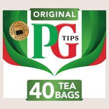 PG Tips 40 Original Tea Bags Rainforest Alliance Certified 116g