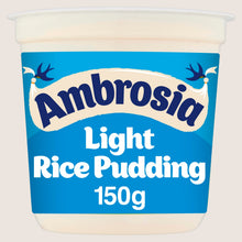 Ambrosia Light Low Fat & Reduced Sugar Rice Pudding Dessert Snack Pot Reduced Sugar 150g