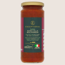 Exceptional by ASDA Italian Sugo Alla Bolognese No Artificial Additives 340g