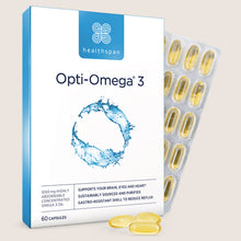 Healthspan Opti-Omega® 3 with Anti-Reflux Technology 60 capsules