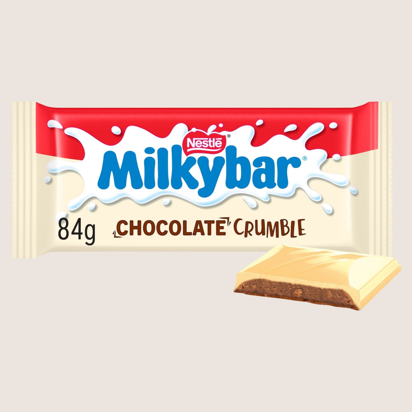 Milkybar Chocolate Crumble White Chocolate Bar 84g