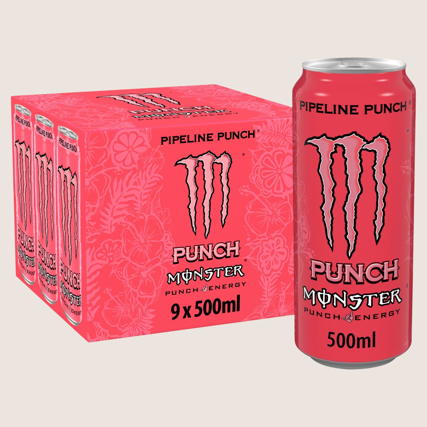 Monster Energy Drink Pipeline Punch Refreshing 9 x 500ml