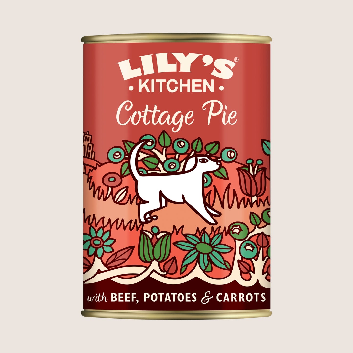 Lily's Kitchen Cottage Pie with Beef Adult Wet Dog Food Complete Nutrition 400g