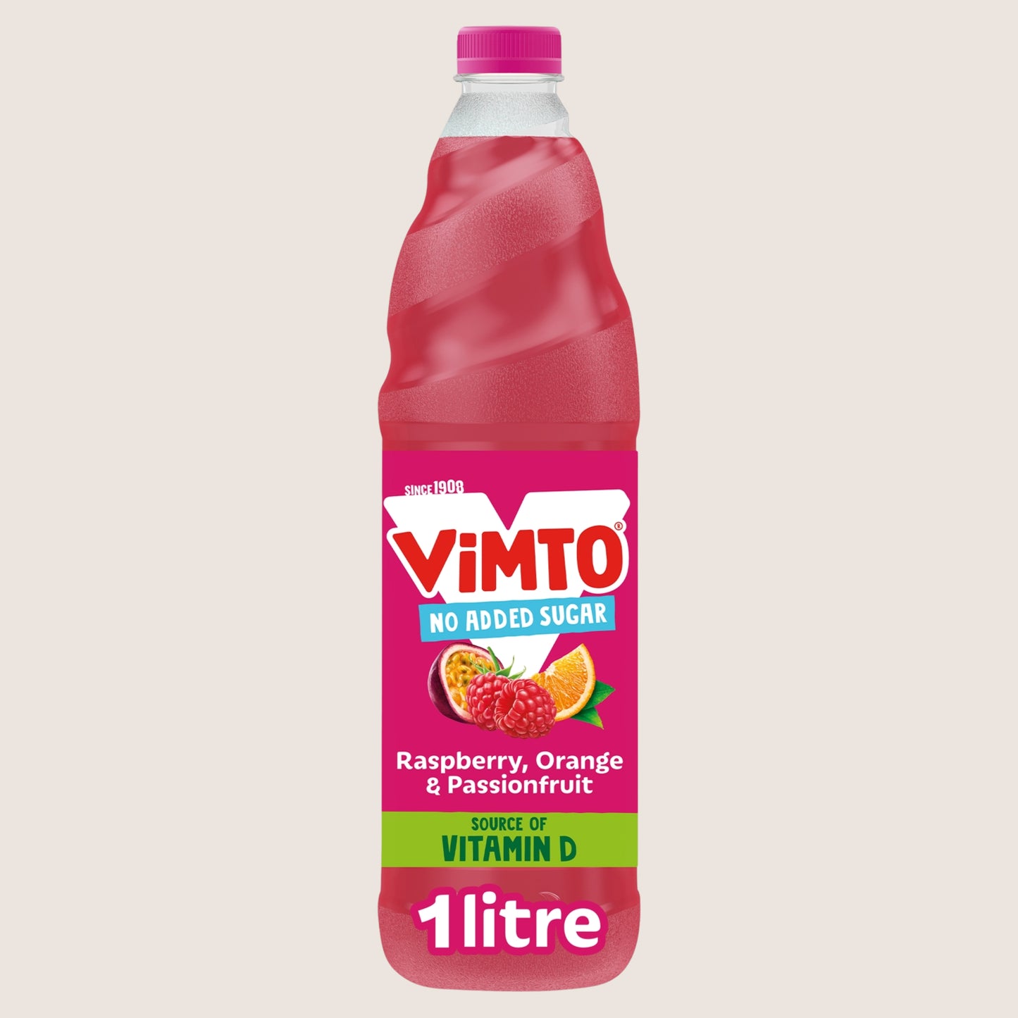 Vimto Raspberry, Orange & Passionfruit No Added Sugar 1 Litre