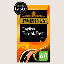 Twinings English Breakfast 40 Tea Bags No Artificial Additives 100g
