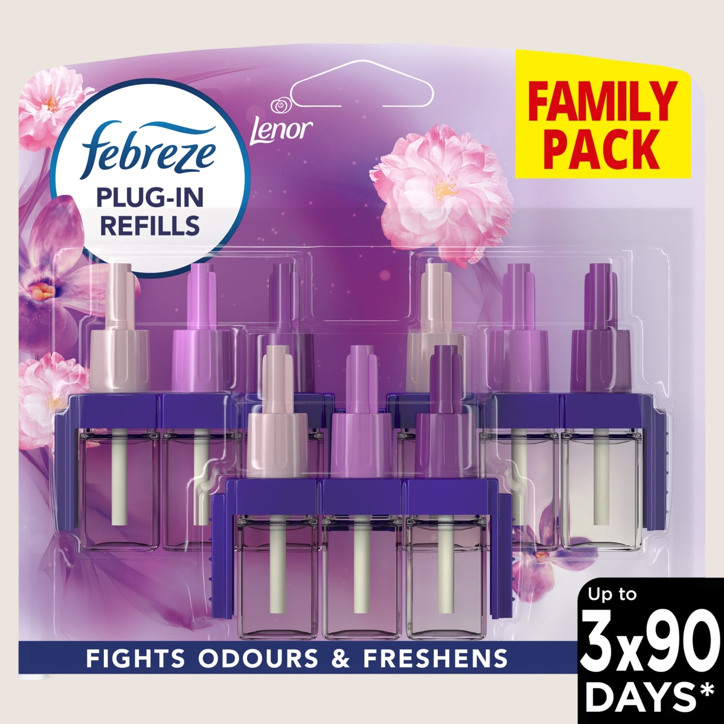 Febreze 3Volution Air Freshener Plug-In Refill Exotic Bloom 3x20ml 20ml