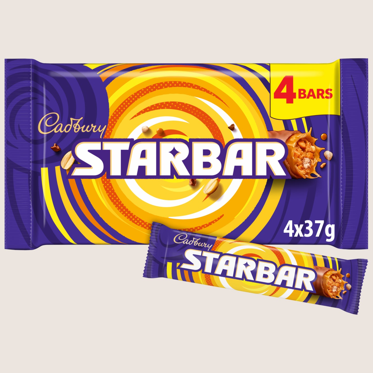 Cadbury Starbar Chocolate 4 Pack 4 x 37g
